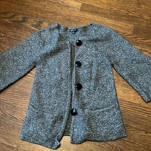 Grey Cardigan sweater with buttons